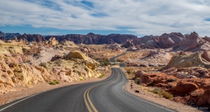 Road trough the Valley of Fire U.S.